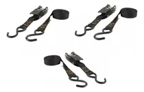 Comprar Bandas De Amarre Husky Matracas 1  X 4.5m Juego De 3 Piezas