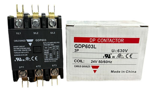 Contactor Proposito Definido 60 Amp Carlo Gavazzi Gdp603l