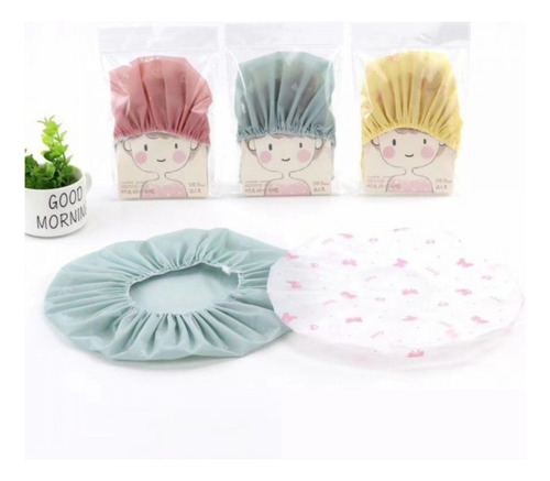 - 3pz Gorro Baño Ducha Impermeable Reutilizable Elastico