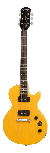 Guitarra Eléctrica Para Diestro Epiphone Special I Les Paul Caoba Color Amarillo