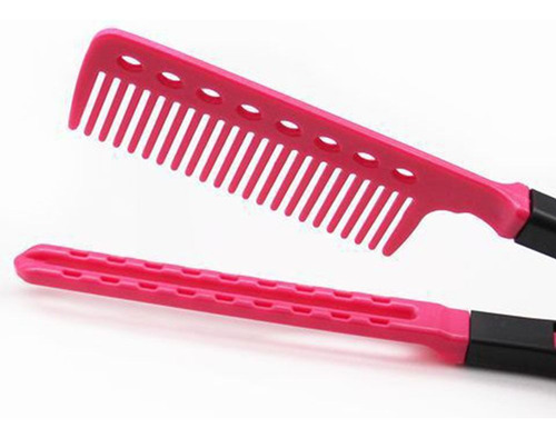 Cepillo Alisador De Pelo Tipo V, Artefacto Natural Y Esponjo