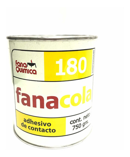Imagen 2 de 4 de Adhesivo De Contacto Fana 180x750gr. Ideal Calzado/marroquin