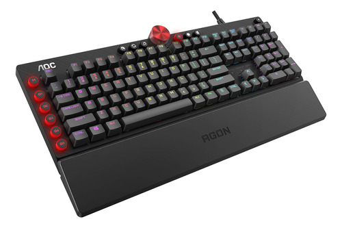 Agon - Teclado Mecánico Rgb Para Juegos Usb 2.0 Tipo A De