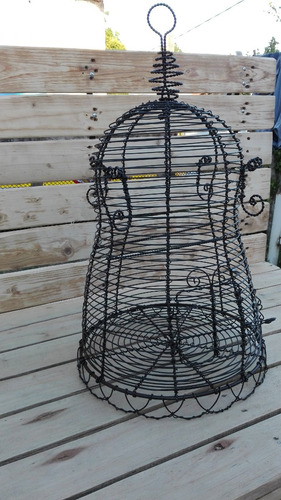 Imagen 2 de 3 de Jaula Para Pájaro O Loras En Alambre