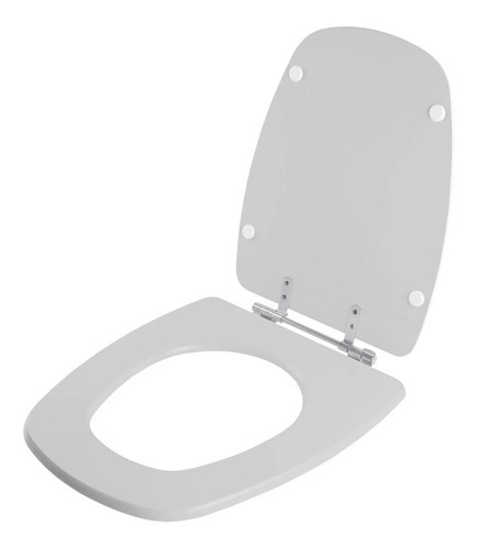 Pontto Lavabo Assento Sanitário Venice Cinza Claro Para Louça Belize