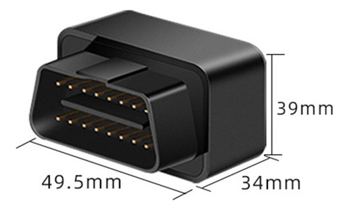 Zj Real 4g Lte Gps Tracker Para Carro, Obd Locator, Alar
