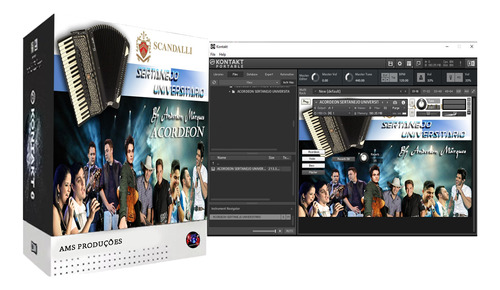 Samples Sanfona Acordeon Sertanejo Universitário Kontakt Vst