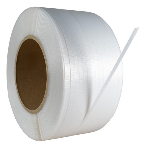 Fleje De Polipropileno Automático De 1/2 10kg Color Blanco
