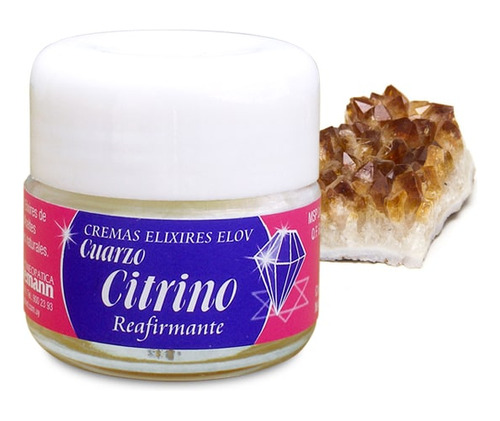 Crema Elov Hahnemann® Cuarzo Citrino X 30g | Reafirmante