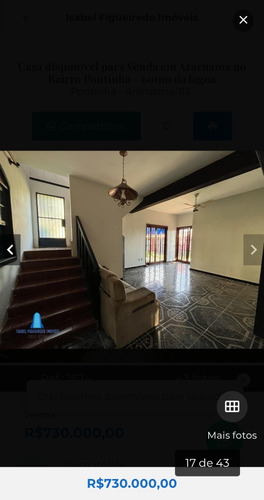 Casa Com 4 Dormitórios,sendo 2 Suítes,1 Com Hidromassagem.