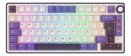 Spanish Mechanical Keyboard 75% Usb-c Rk Royal Kludge R75