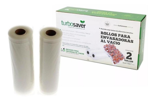 Rollos X2 Br2205 Bolsas Gofradas Envasadora Al Vacío 22cmx5m