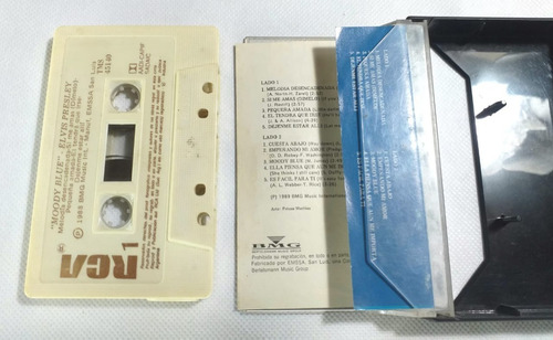 Cassette Elvis Presley Moody Blue Bmg 1989 (Usado)
