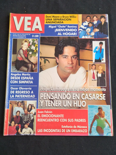 Vea N° 2.813 6 Al 19 De Julio De 1998 Felipe Camiroaga. J