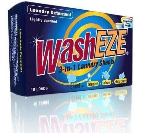 Washeze 3-en-1, Hojas, 40 Conteo, Olor Original Y Incluye De