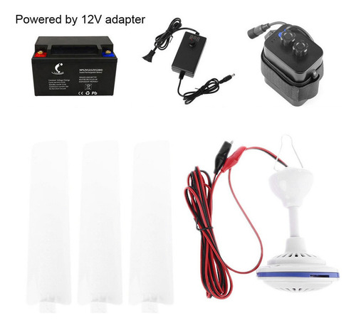 Ventilador De Techo Portátil De 12 V, Tienda De Campaña CoLG