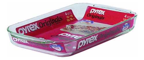 Plato Para Hornear Rectangular Pyrex Bakeware De 4.8 Cuartos
