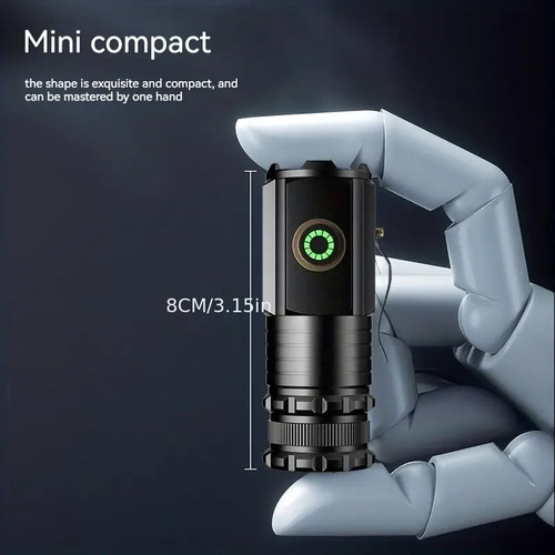 A De Flash Mini Con 3 Led Multifunción Flashlight