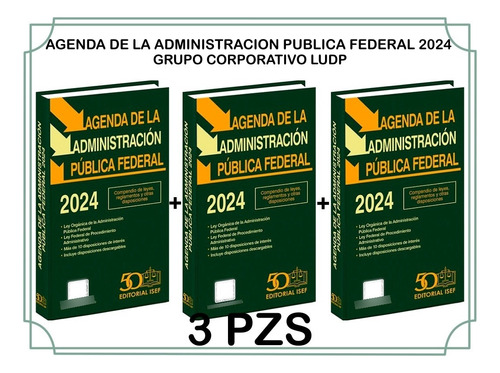 Agenda De La Administracion Publica Federal 2024 Paq 3 Pz 