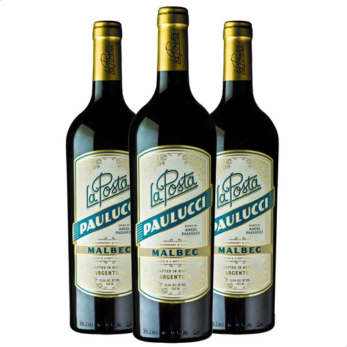 Vino Tinto La Posta Paulucci Malbec Caja X3 - Family Wines