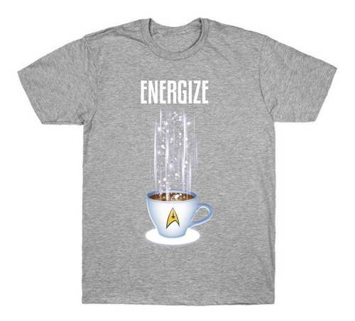 Playera Camiseta Energia Pura El Primer Cafe Del Dia Amantes