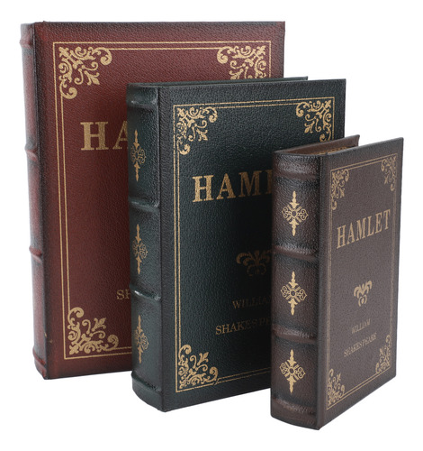 Cajas De Libros Decorativas Con Forma Vintage Para Guardar B