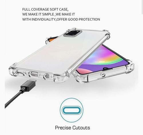 Case Transparente Airbag Para Samsung A31/ A51/ A71/ Bumper