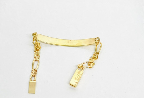 Esclava De Oro Amarillo 10k Mex X725 Amarillo 10.16 Cm 12 Cm (Usado)