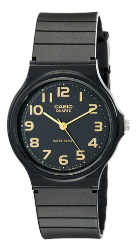 Reloj Hombre Casio Eaw-mq-24-1 Cuarzo Pulso Negro En