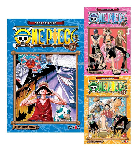 Imagen 1 de 7 de Manga One Piece 3 Tomos Elige Tu Tomo Eiichiro Oda Ivrea Sk
