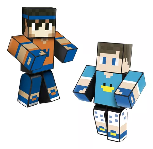 Boneco Minecraft Familia Arqueira Beto Gamer 25cm r