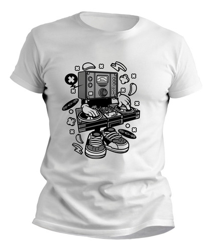 Remeras Microfono Adulto Estampado Personalizado 0430