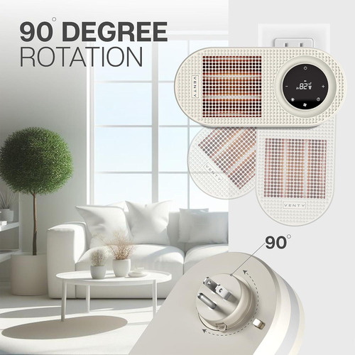 Calefactor Portátil Enchufable Venty Cozypod 500w Led