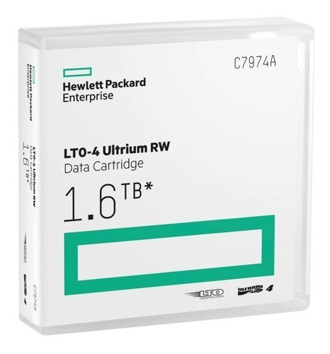 Cinta De Respaldo Lto 4 Hp (lto Ultrium Data Catridge)