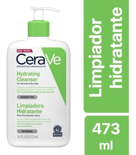 Cera Ve Limpiador Hidratante 473ml Cerave Piel Normal Seca