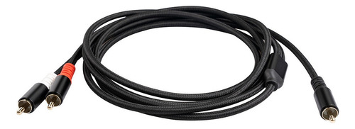 Rca E Cabo Adaptador De Subwoofer Y Cabo 1x Rca Para 2x Rac