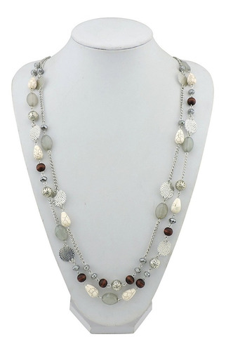 Regalo Collar Largo Bocar 14k Chapado En Oro Cadena De Acopl
