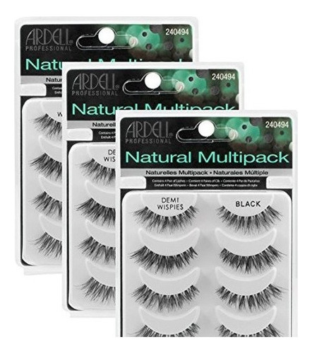 Multipack Natural Profesional Ardell - Demi Wispies Black By