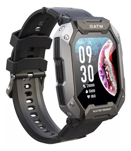 Reloj Medidas Glucosa Smartwatch 2023 Military Rock.