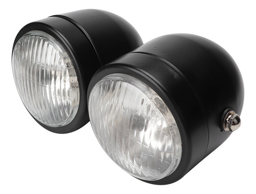 Faros Delanteros Dobles Universales De Hierro Para Motocicle