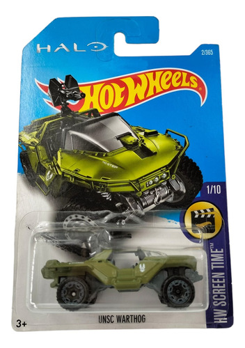 Vehiculos De Coleccion Hot Wheels Halo Uncs Warthog Verde
