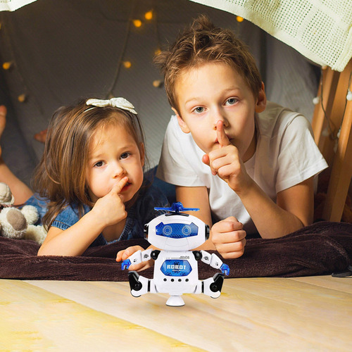 Q Robot De Baile Deslumbrante Eléctrico Música Ligera Dance