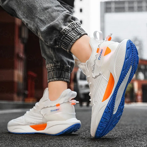 Zapatillas De Tenis Transpirables Para Hombre, Ligeras Y Cómodas, Deportivas