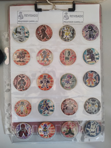 Colección De Tazos Medabots Plástico 70 Pz (Usado)