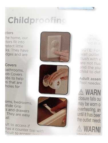 Imagen 2 de 3 de Protectores Seguridad Para Bebes Enchufes Puertas Picaportes