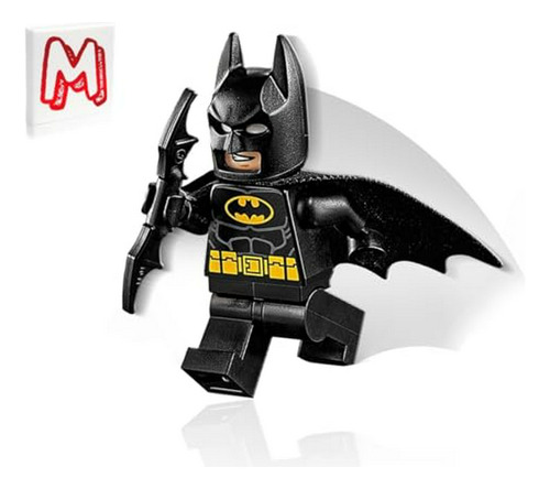 Batman En Traje Negro Con Accesorios.
