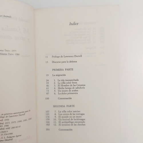 Mi Familia Y Otros Animales - Gerald Durrell (d) (Usado)