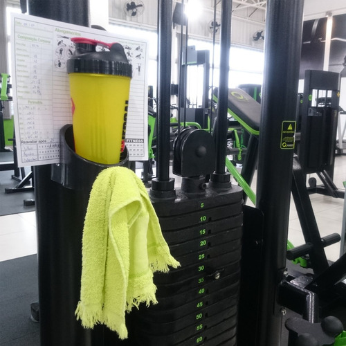 Suporte Fit - Garrafa Toalha Ficha Academia