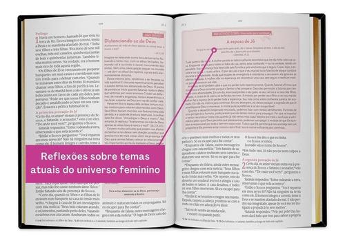 Imagem 6 de 6 de Bíblia Sagrada Da Mulher Rosa Nvt Com Índice