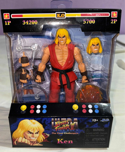 Jada Toys Street Fighter Ultra Final Challengers Ken Figura